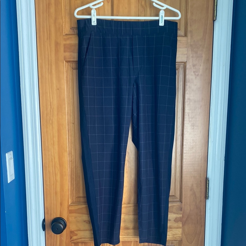 Athleta Brooklyn Ankle Checkered Pants